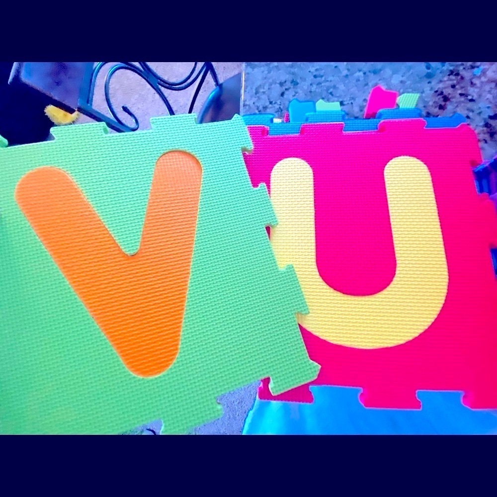 Foam Play Mat Letters